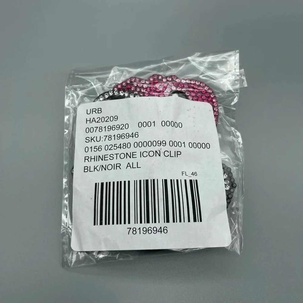 Urban Outfitters RHINESTONE ICON CLIP SET, NWT